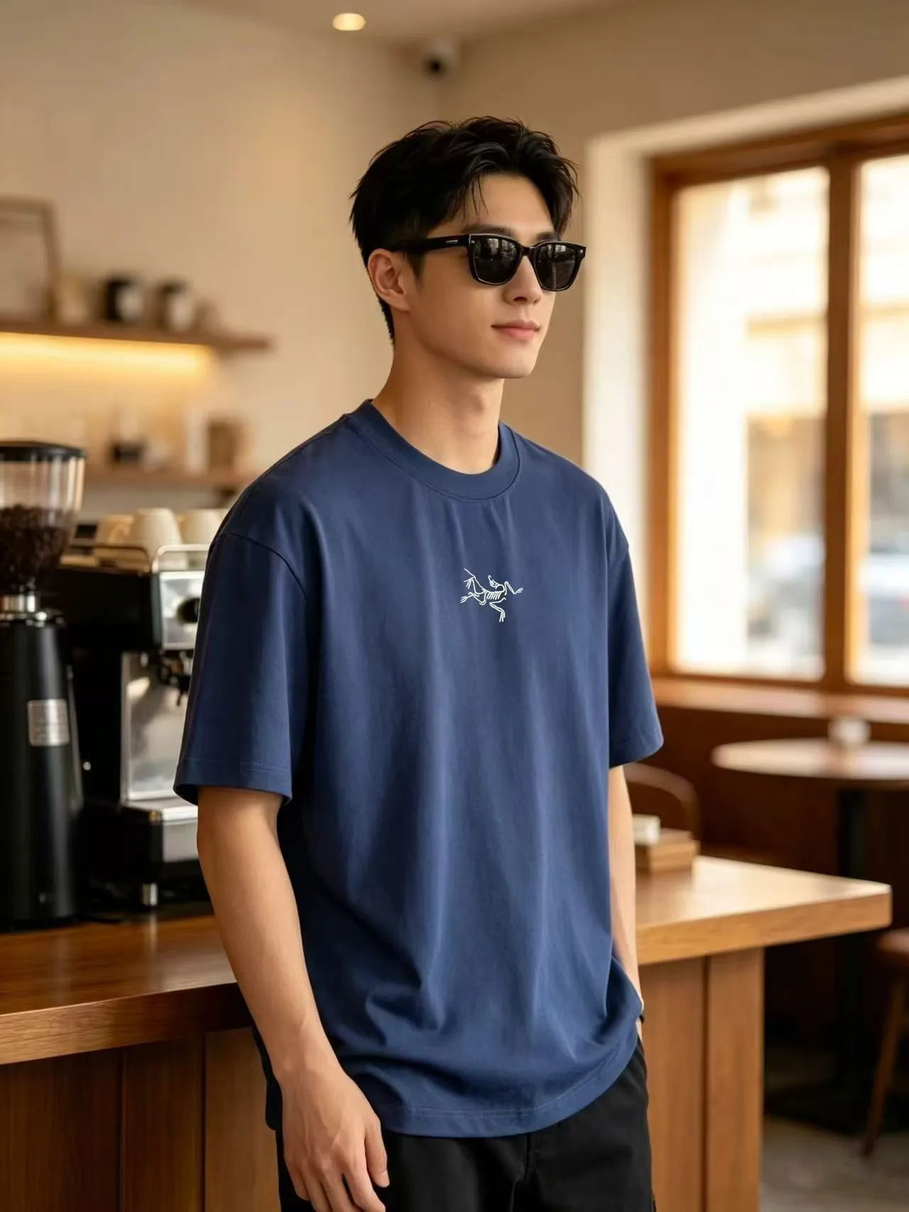 Arc’ter/ logo New Arrival ， ， ， ， T Same Style。 :Black White Blue Gray Size:S（90-130 ） M（125-140 ） L（135-160 ） XL（160-180 ） XXL（180 ）